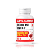 Supplemores Iron, Folic Acid & Vitamin B12 (30 Tablets)