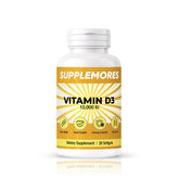 Supplemores Vitamin D3 10,000 IU (30 Softgels)