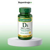 Nature's Bounty D3 125mcg Or 5000IU Softgels 150s