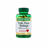 Nature's Bounty Fish, Flax, Borage Softgels 72s