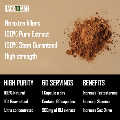 Bundle (Tongkat Ali 500mg + Fadogia Agrestis 500mg)