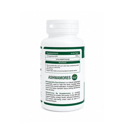 Supplemores Ashwagandha Root Extract 750mg (30 Tablets)