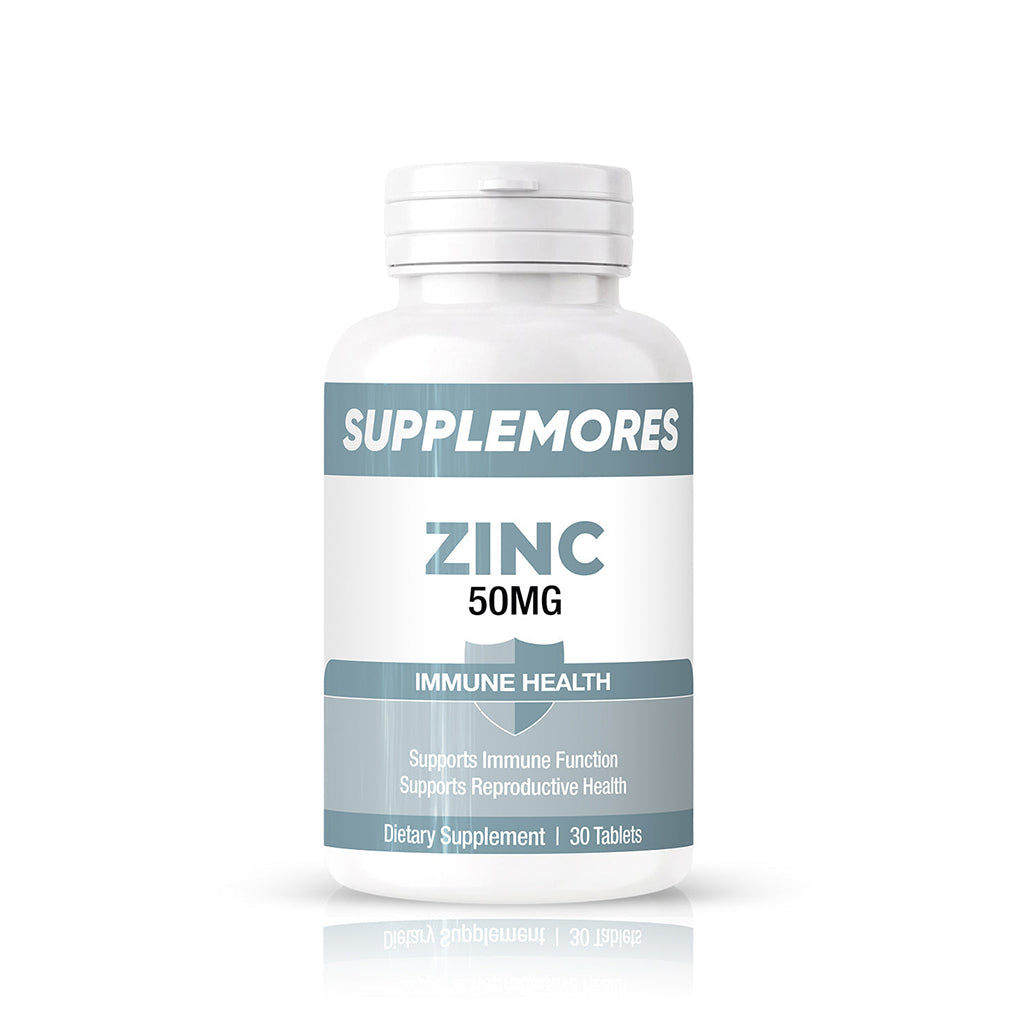 Supplemores Zinc 50mg (30 Tablets)