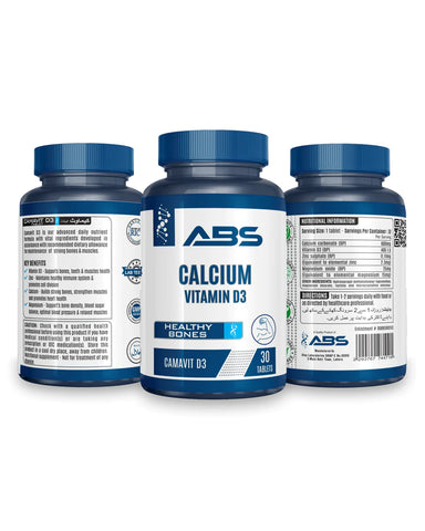 ABS Calcuim Vitamin D3 Tablets 30s