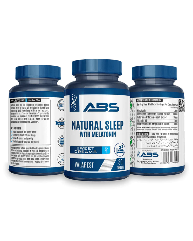 ABS Natural Sleep Tablets 30s