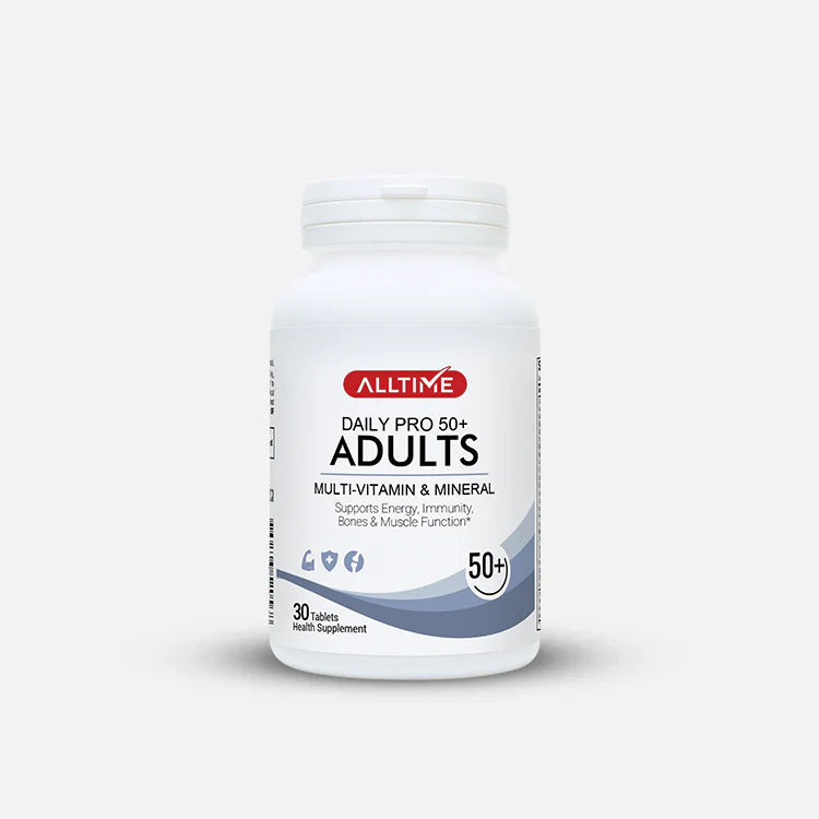 AllTime Daily Pro 50+ (Adults) Multivitamin and Mineral Tablets 30s