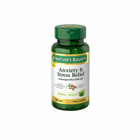Nature's Bounty Anxiety & Stress Relief Tablets 50s