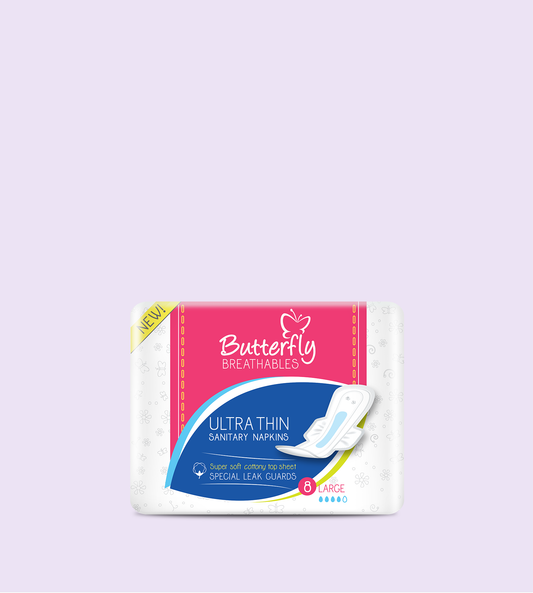 Butterfly Ultra Thin & Long Pads 8s