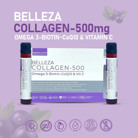 Petalez Belleza Shots (Collagen + Biotin) Pack of 6 Shots - 30mL
