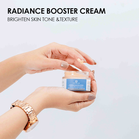 Petalez Radiance Booster Cream with Niacinamide, Vitamin C, and Shea Butter