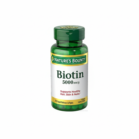 Nature's Bounty Biotin 5000mcg Softgels 72s