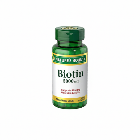 Nature's Bounty Biotin 5000mcg Softgels 72s