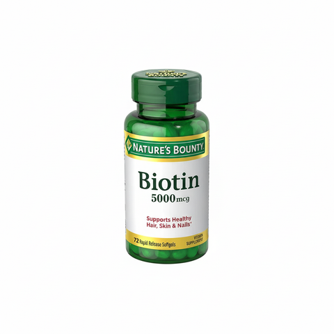 Nature's Bounty Biotin 5000mcg Softgels 72s