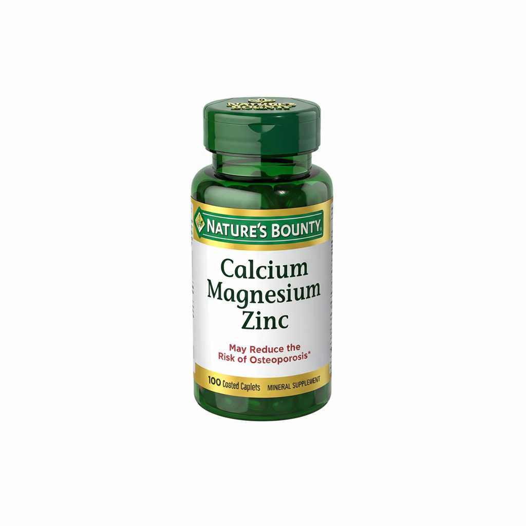 Nature's Bounty Calcium Magnesium Zinc Caplets 100s