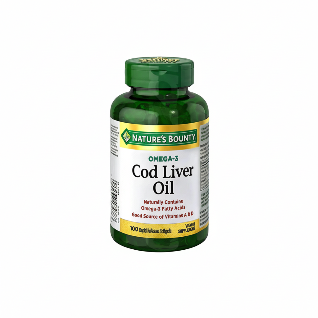Nature's Bounty Cod Liver Oil Softgels 100s