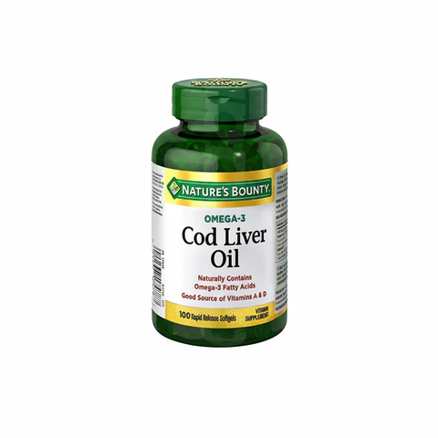 Nature's Bounty Cod Liver Oil Softgels 100s