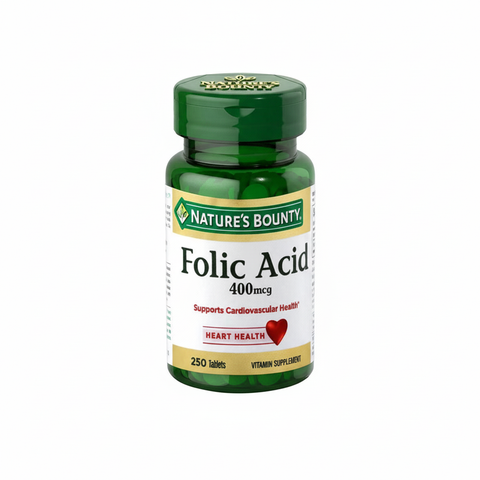 Nature's Bounty Folic Acid 400mcg Tablets 250s