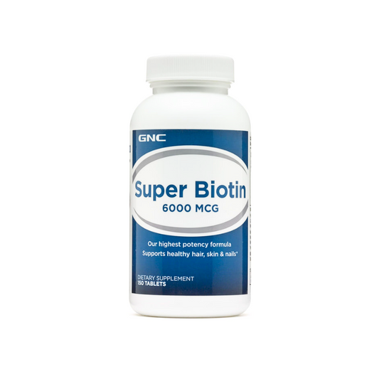 Gnc Super Biotin 6000Mcg Tablets 150s