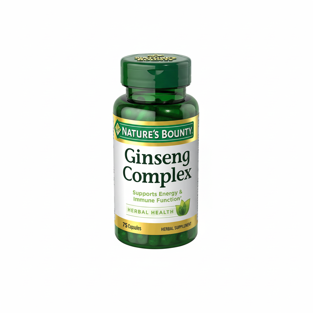 Nature's Bounty Ginseng Complex Capsules 75s - Superdrugs