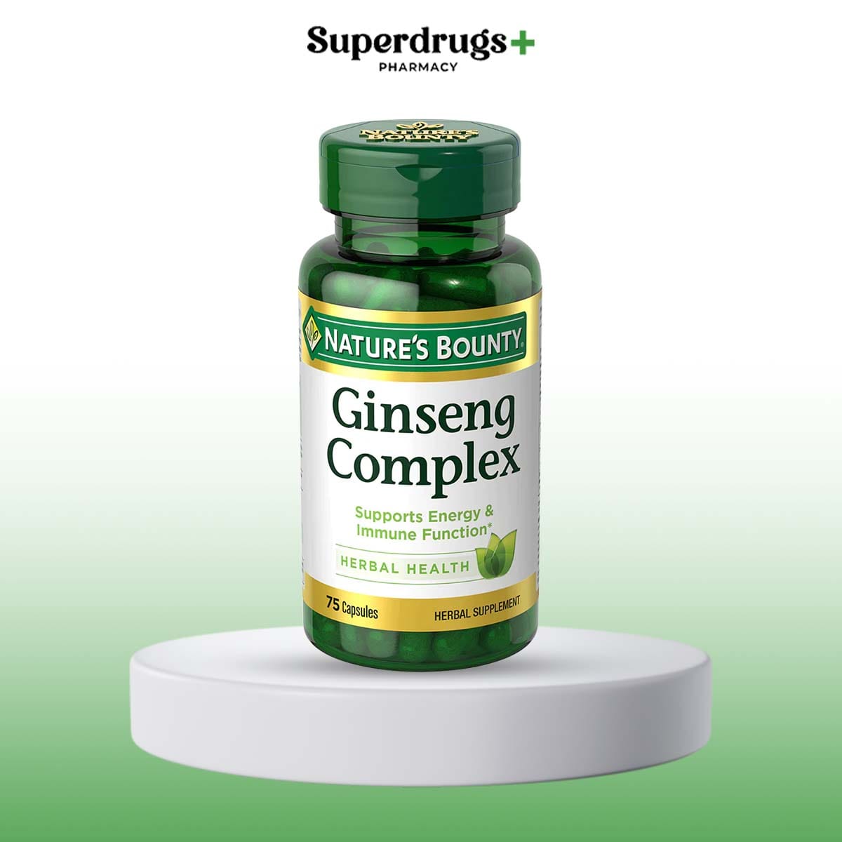Nature's Bounty Ginseng Complex Capsules 75s