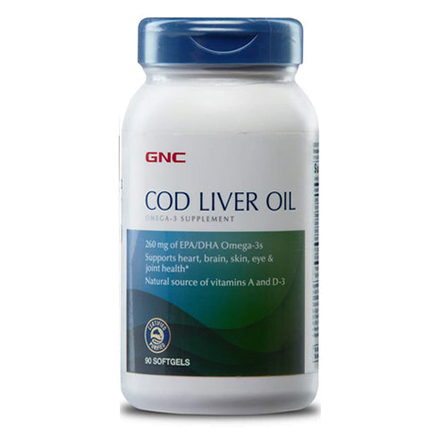 Gnc Cod Liver Oil Softgel Capsules 90s - Superdrugs