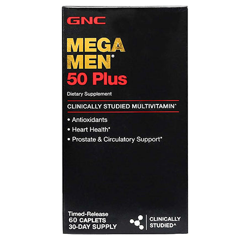 Gnc Mega Men 50 Plus Caplet 60s - Superdrugs