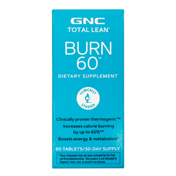 Gnc Burn 60 Tablets 60s