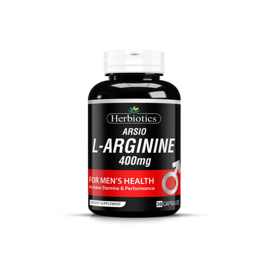 Herbiotics Arsio L-Arginine 400mg Capsules 30s