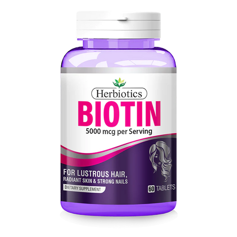 Herbiotics Biotin 5000mcg Tablets 60s