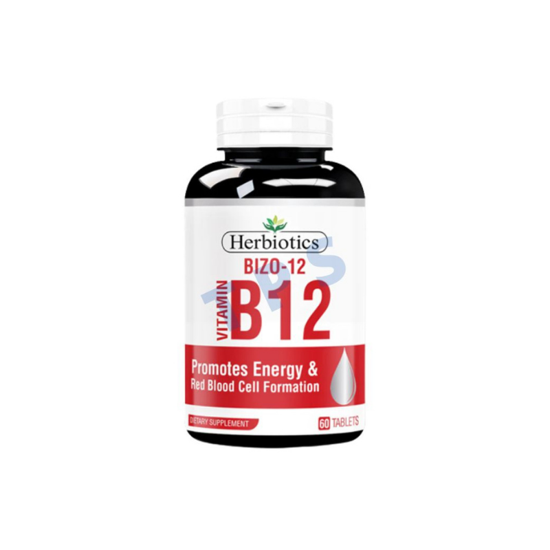Herbiotics Bizo 12 Vitamin B12 Tablets 60s
