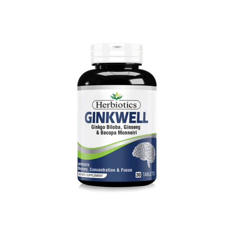Herbiotics Ginkwell Tablets 30s