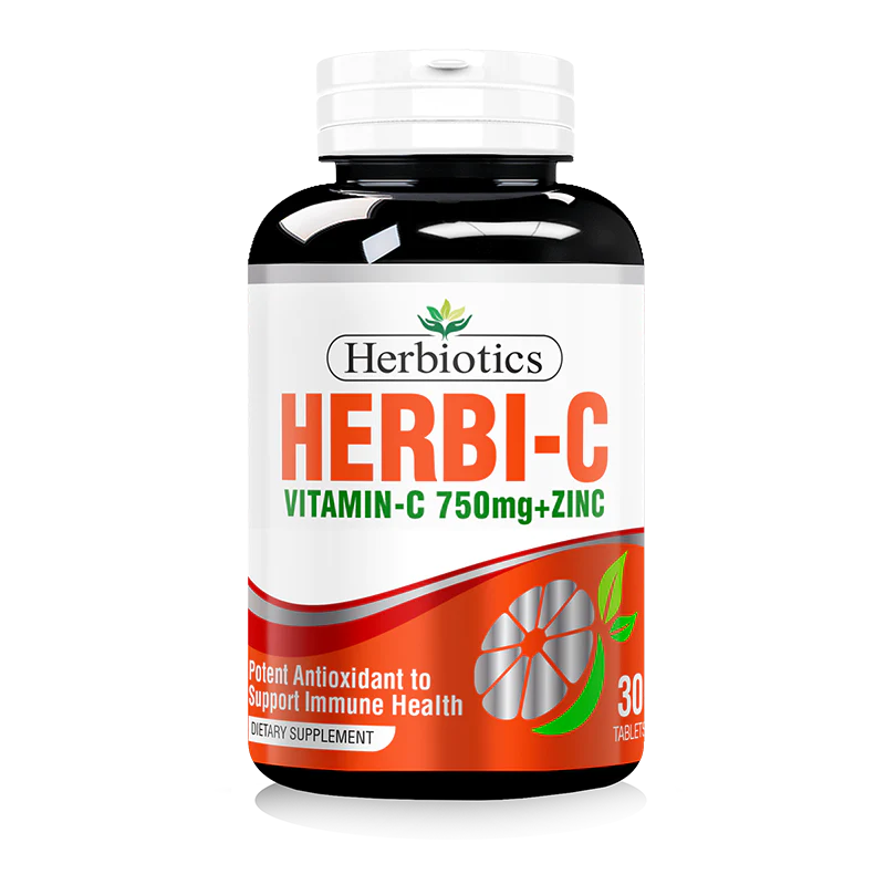 Herbiotics Herbi-C 750mg Tablets 30s