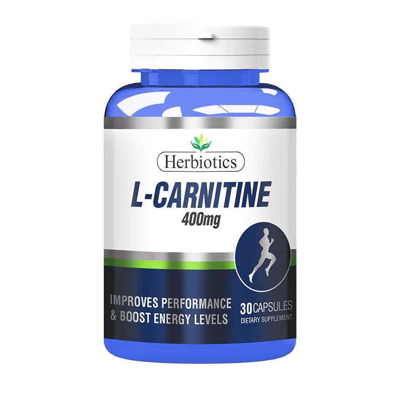 Herbiotics L-Carnitine 400mg Capsules 30s
