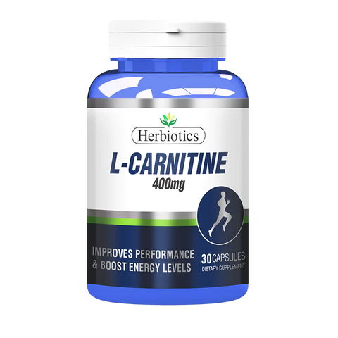 Herbiotics L-Carnitine 400mg Capsules 30s