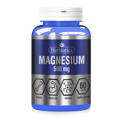 Herbiotics Magnesium 500mg Tablets 60s
