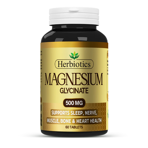 Herbiotics Magnesium Glycinate 500mg Tablet 60s