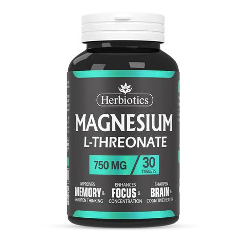 Herbiotics Magnesium L-Threonate 750mg Tablets 30s - Superdrugs