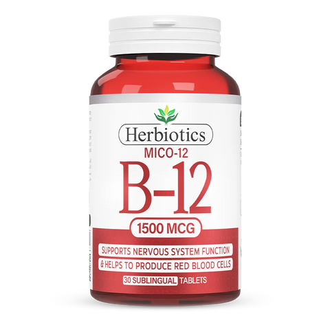 Herbiotics Mico 12 (Vitamin B12, 1500 mcg) Tablets 30s