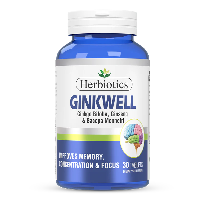 Herbiotics Ginkwell Tablets 30s