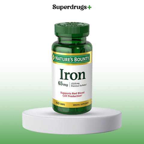 Nature's Bounty Iron 65mg Tablets 100s