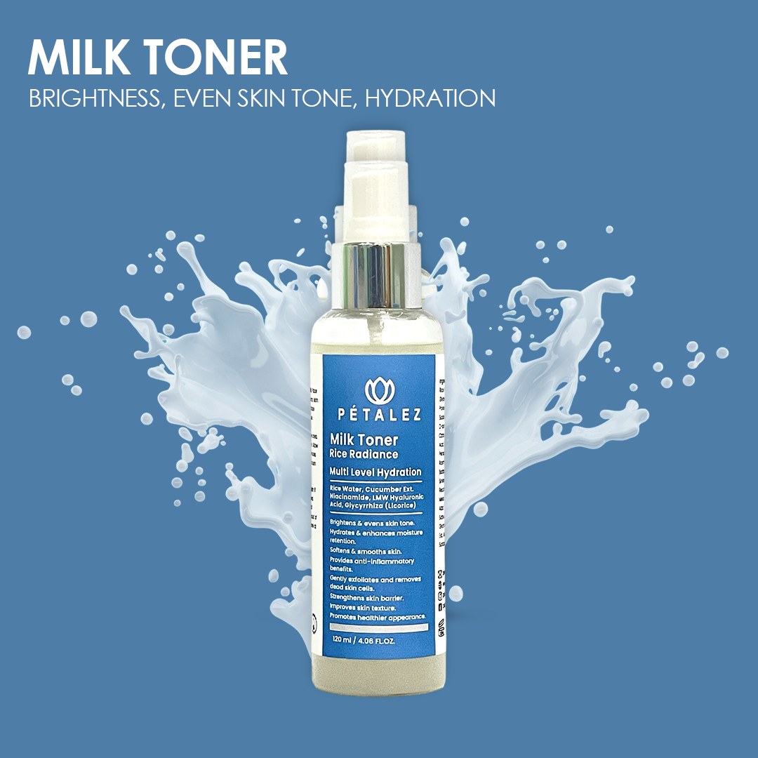 Petalez Milk Toner Rice Radiance Glow Brightening Hydrating Face Spray - Superdrugs