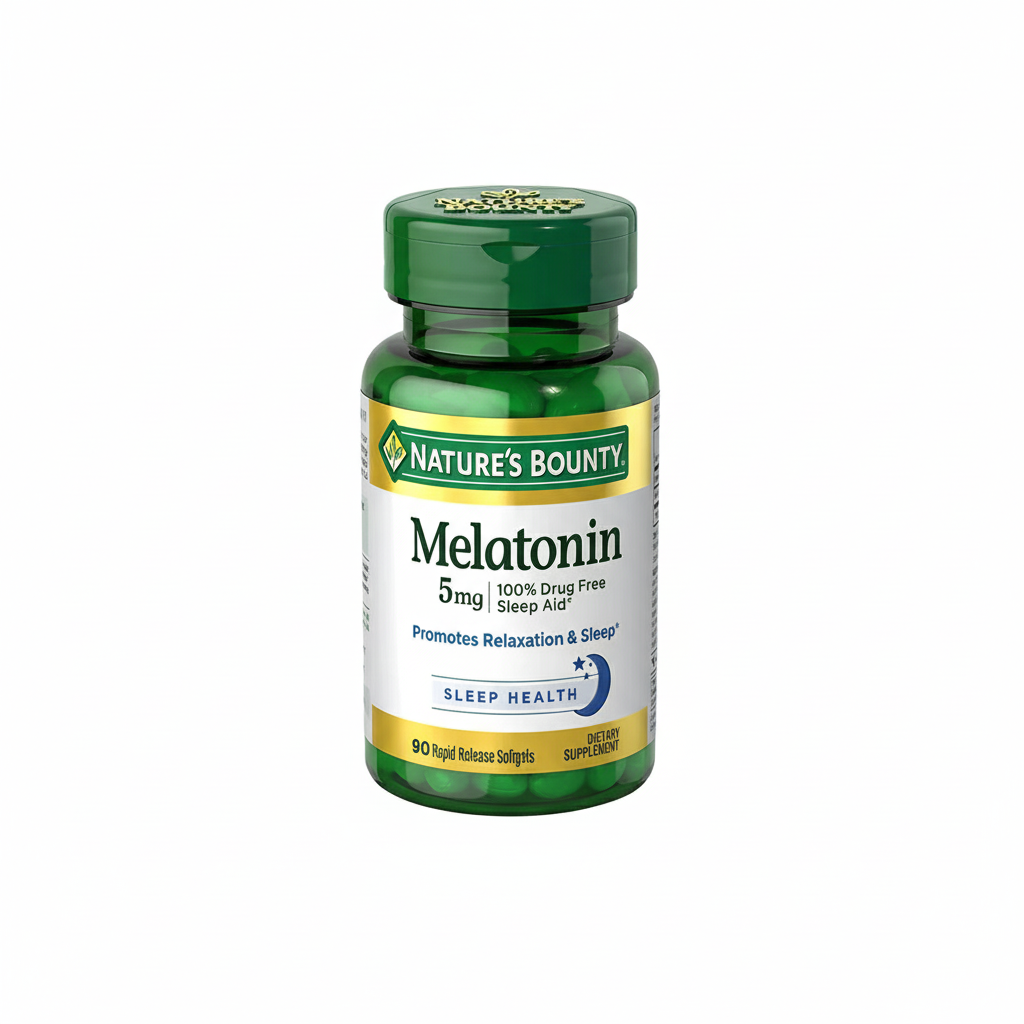 Nature's Bounty Melatonin 5mg Softgels 90s