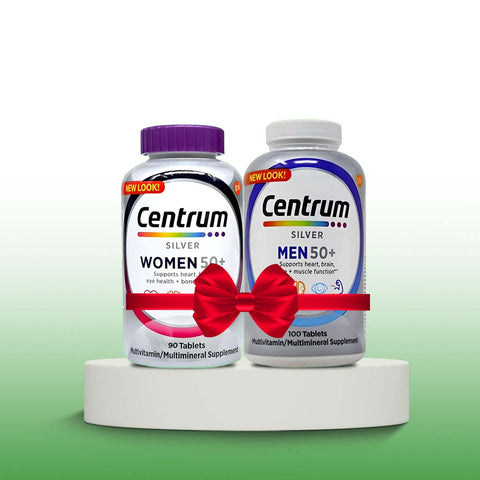 Bundle Pack (Centrum Silver Men 50+ Tablets 100s & Centrum Silver Women 50+ Tablets 90s)