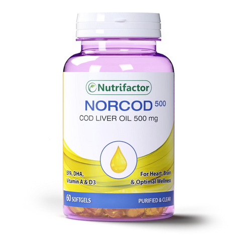 Nutrifactor Norcod 500mg Softgels 60s