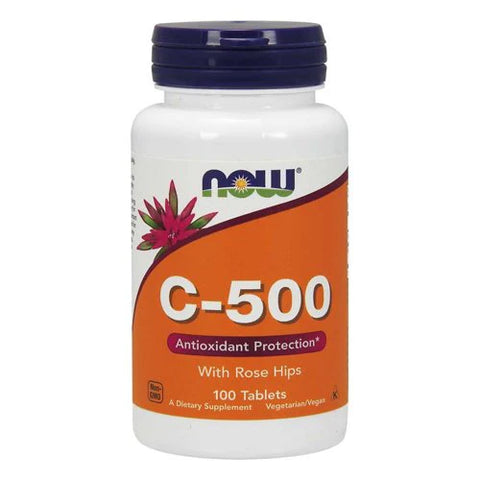 NOW Vitamin C 500mg Chewable Tablet 100s