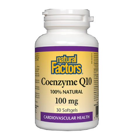 Natural Factors Coenzyme Q10 100mg Softgel 30s