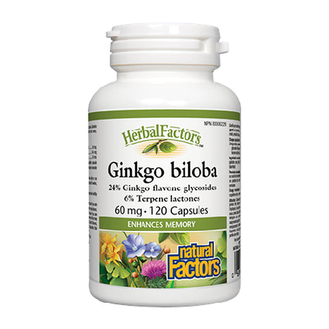 Natural Factors Ginkgo Biloba Capsules 120s