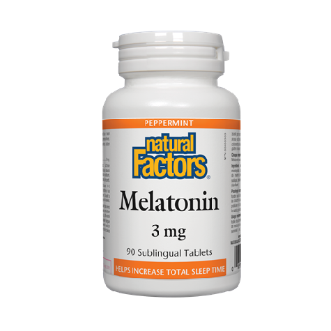 Natural Factors Melatonin 3mg Tablets 90s