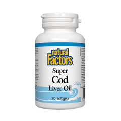 Natural Factors Super Cod Liver Oil Softgel 90s