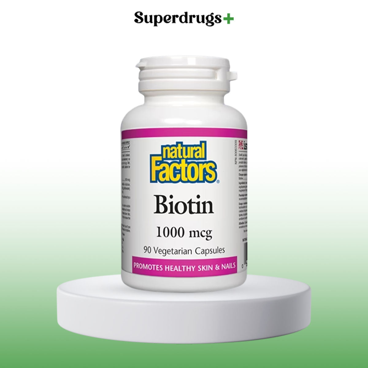 Natural Factors Biotin 1000mcg Capsules 90s